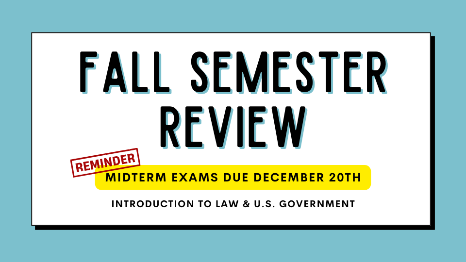 Fall Semester Recap PDF Preview