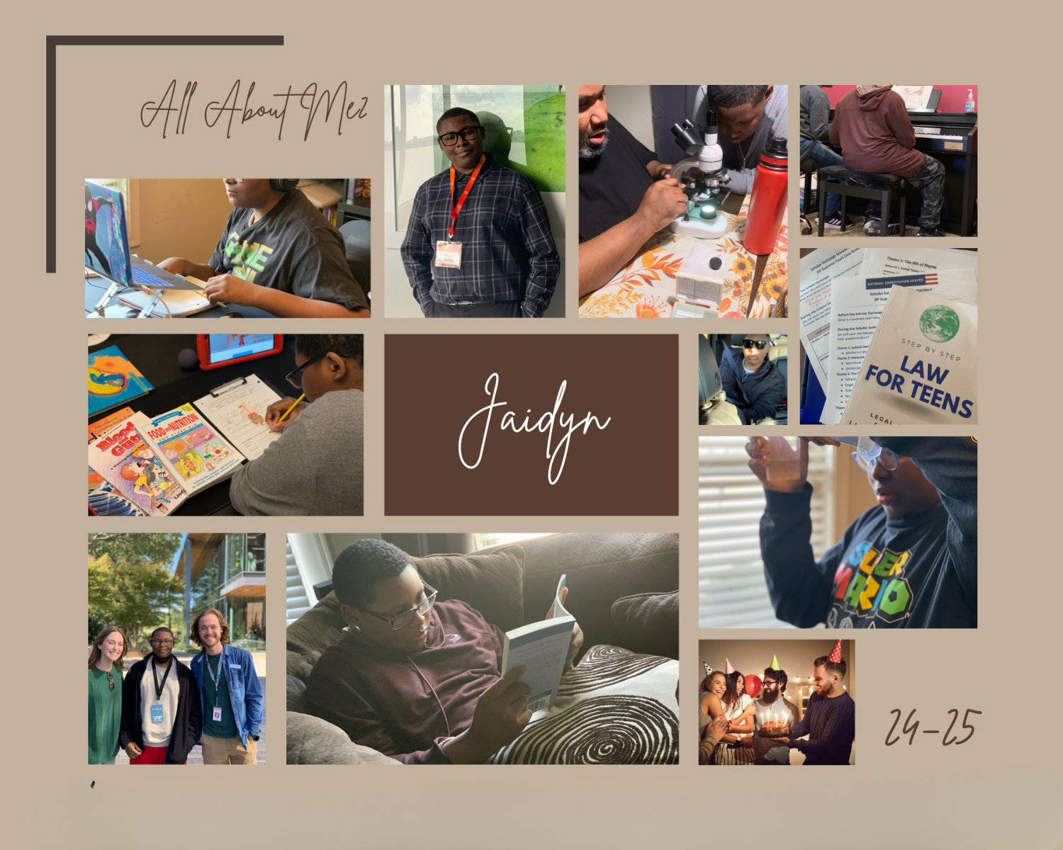 Jaidyn's collage